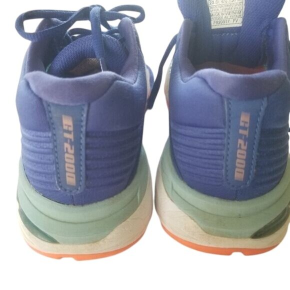 Asics Gel GT-2000 Womens Running Shoe Sz 6.5 Porcelain Blue/Asics Blue - Picture 6 of 6